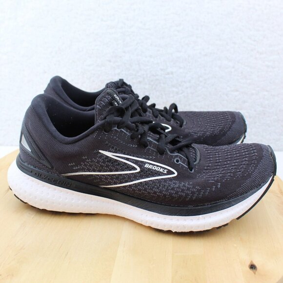 Brooks Glycerin 19 Womens Size 9.5 Running Shoe Black White Comfort Athletic - Picture 1 of 11